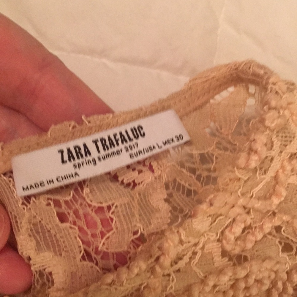 Zara Long Sleeved Lace Shirt - Picture 3 of 5